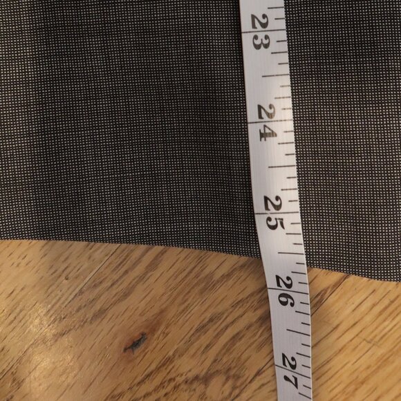 THEORY womens blazer jacket wool black white tweed 12 business office classic - Picture 8 of 10